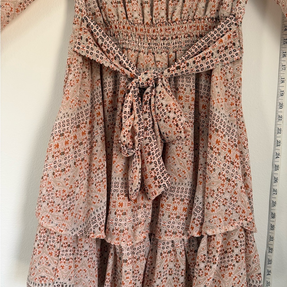 Elegant Multicolor Patterned Dress - Picture 5 of 10